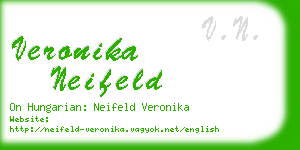 veronika neifeld business card